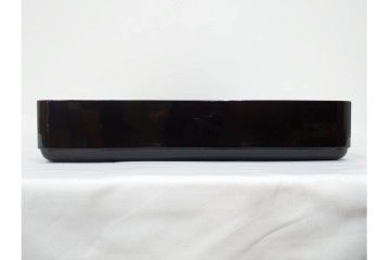 輪島塗　金井日華堂造　木製　漆器　家紋の蒔絵が施された小袖盆　共箱付き　(R-090400)