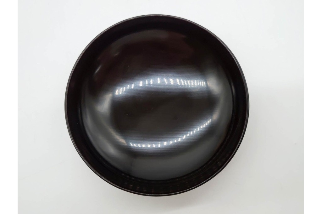 輪島塗　金井日華堂造(金井武助)　木製　漆器　優美な流水蒔絵吸物椀5点セット　共箱付き　(R-090401)