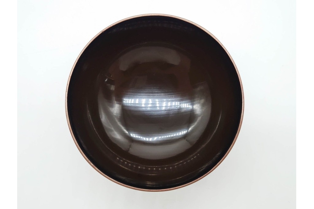 輪島塗　金井日華堂造(金井武助)　木製　漆器　優美な流水蒔絵吸物椀5点セット　共箱付き　(R-090401)