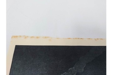 真作　昭和54年　後摺り　「川瀬巴水 風景木版画二撰」　絶筆 平泉金色堂・鵜飼(長良川)　限定350部　外箱付き　(R-090402)