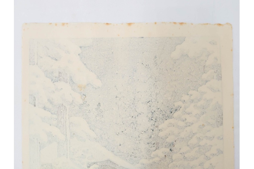 真作　昭和54年　後摺り　「川瀬巴水 風景木版画二撰」　絶筆 平泉金色堂・鵜飼(長良川)　限定350部　外箱付き　(R-090402)