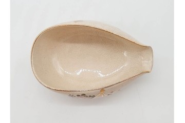 陸軍歩兵学校　分遣紀念　上品な草花文の茶器セット　(R-090403)