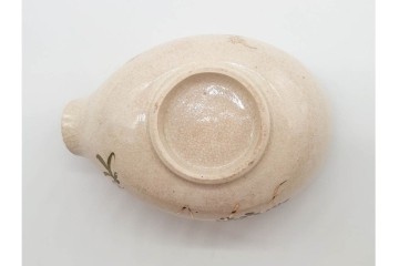 陸軍歩兵学校　分遣紀念　上品な草花文の茶器セット　(R-090403)
