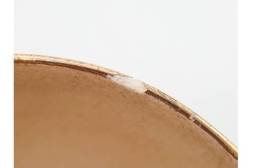 陸軍歩兵学校　分遣紀念　上品な草花文の茶器セット　(R-090403)