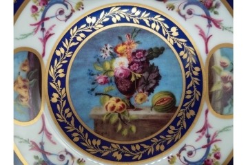 フランス　ROYALE LIMOGES(ロワイヤル リモージュ)　気品漂うカップ&ソーサー　(R-090414)