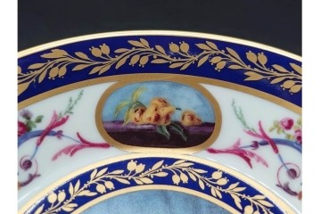 フランス　ROYALE LIMOGES(ロワイヤル リモージュ)　気品漂うカップ&ソーサー　(R-090414)