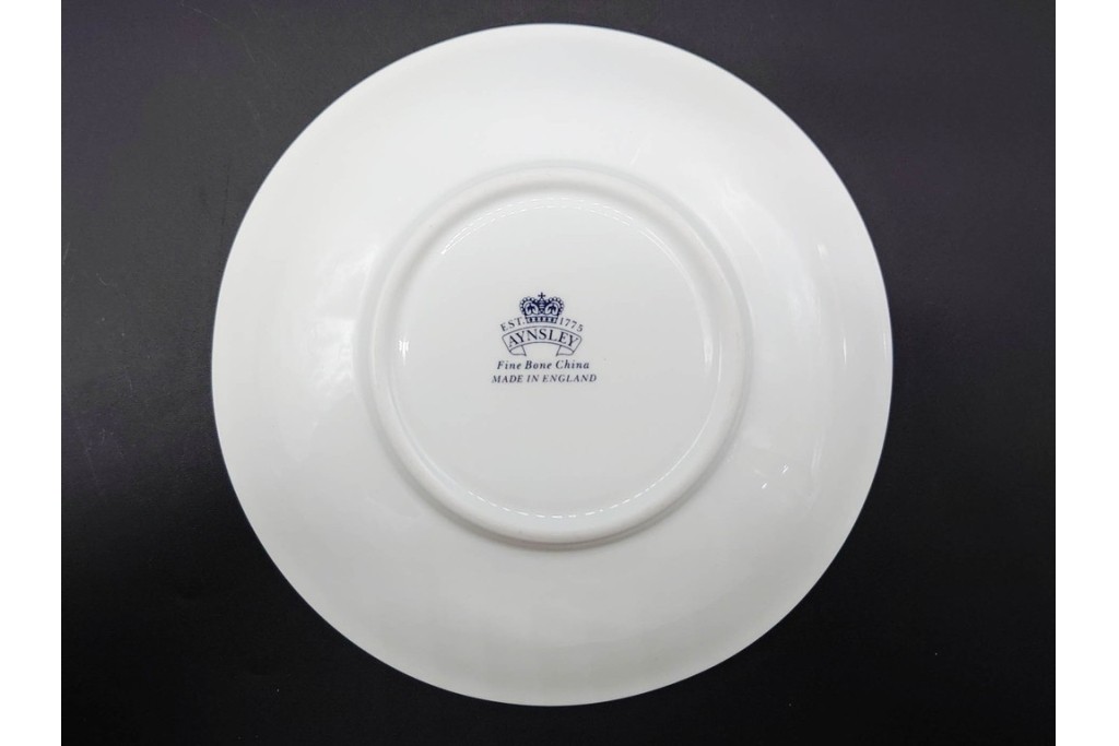 イギリス　AYNSLEY(エインズレイ)　オーチャードゴールド　華やかなカップ&ソーサー2点セット　(R-090415)