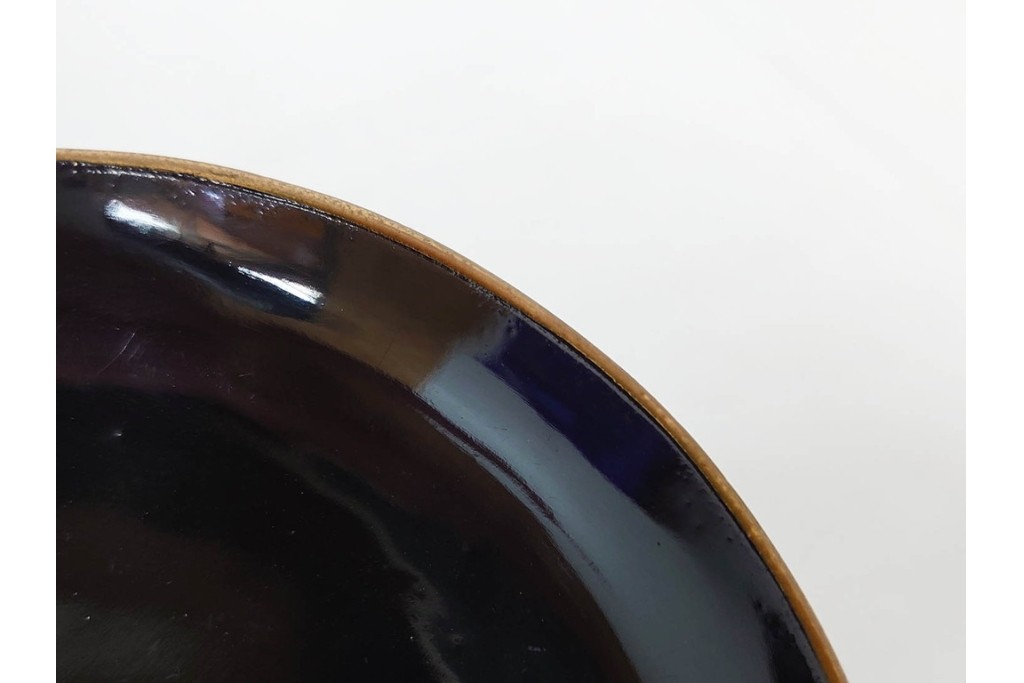 大正期　木製漆器　竹梅文・紅葉文　蒔絵が上品な菓子椀9点セット　外箱付き　(R-090420)