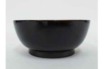 大正期　木製漆器　竹梅文・紅葉文　蒔絵が上品な菓子椀9点セット　外箱付き　(R-090420)