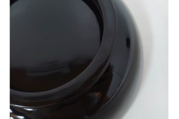 大正期　木製漆器　竹梅文・紅葉文　蒔絵が上品な菓子椀9点セット　外箱付き　(R-090420)