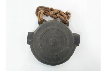 時代物　1点に阿部忠右衛門の銘あり　重厚な趣の鰐口3点セット　(R-090422)