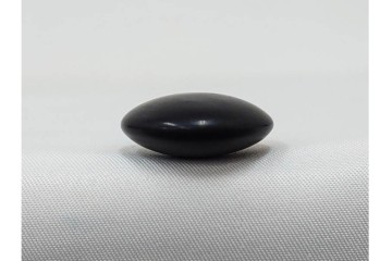 本蛤・那智黒の碁石と欅の碁笥セット　外箱付き　(R-090423)