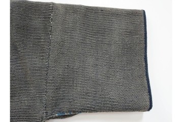 江戸から明治期　水車紋が印象的な刺子(刺し子)の火消し半纏　(R-090425)