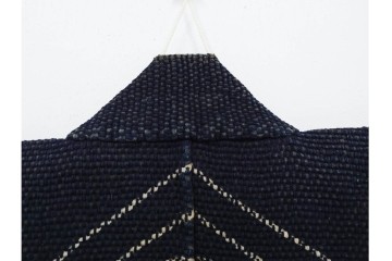 明治期　刺子(刺し子)　洗練された佇まいの火消し半纏　(R-090426)