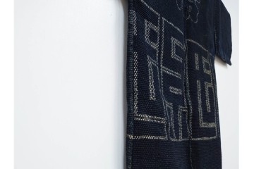 明治期　刺子(刺し子)　洗練された佇まいの火消し半纏　(R-090426)