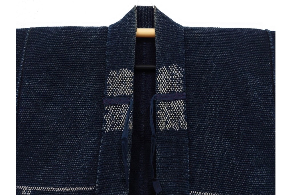 明治期　刺子(刺し子)　洗練された佇まいの火消し半纏　(R-090426)