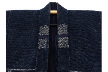 明治期　刺子(刺し子)　洗練された佇まいの火消し半纏　(R-090426)