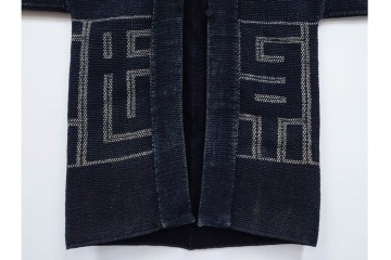 明治期　刺子(刺し子)　洗練された佇まいの火消し半纏　(R-090426)