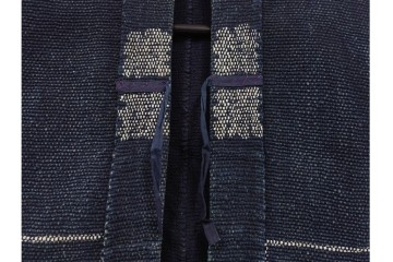 明治期　刺子(刺し子)　洗練された佇まいの火消し半纏　(R-090426)