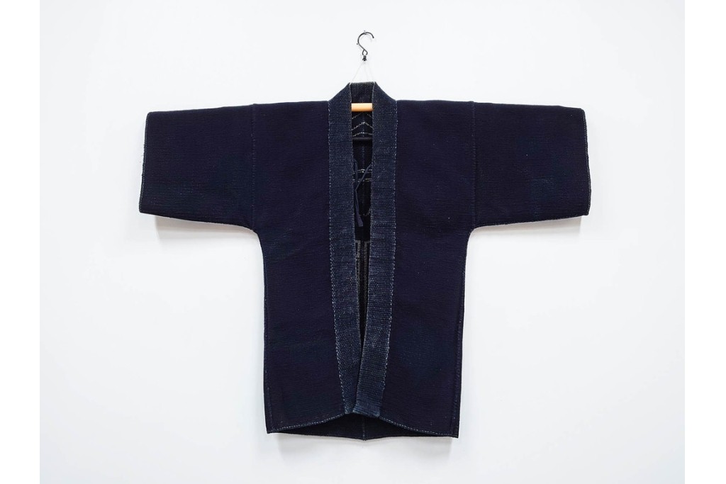 明治期　刺子(刺し子)　洗練された佇まいの火消し半纏　(R-090426)