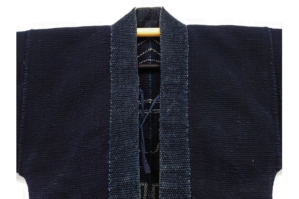 明治期　刺子(刺し子)　洗練された佇まいの火消し半纏　(R-090426)
