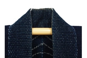 明治期　刺子(刺し子)　洗練された佇まいの火消し半纏　(R-090426)