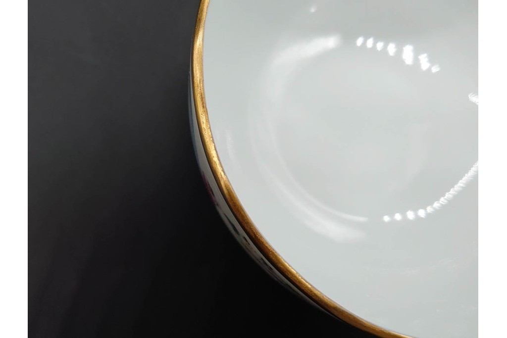 ハンガリー　HEREND(ヘレンド)　フラワーリボン　気品漂うカップ&ソーサー　定価16万5千円　(R-090427)