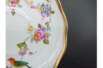 ハンガリー　HEREND(ヘレンド)　地中海の庭　優美なカップ&ソーサー　定価12万千円　(R-090428)