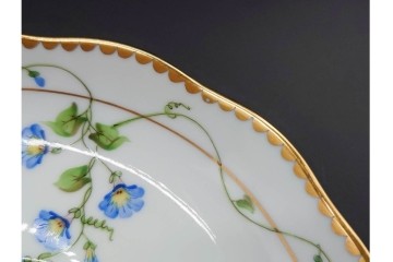ハンガリー　HEREND(ヘレンド)　モーニング・グローリー　可憐な青い朝顔が咲くカップ&ソーサー　定価7万2600円　(R-090429)
