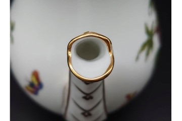 ハンガリー　HEREND(ヘレンド)　ロスチャイルド・バード　上品なコーヒーポット・シュガーポット・クリーマーの3点セット　(R-090434)
