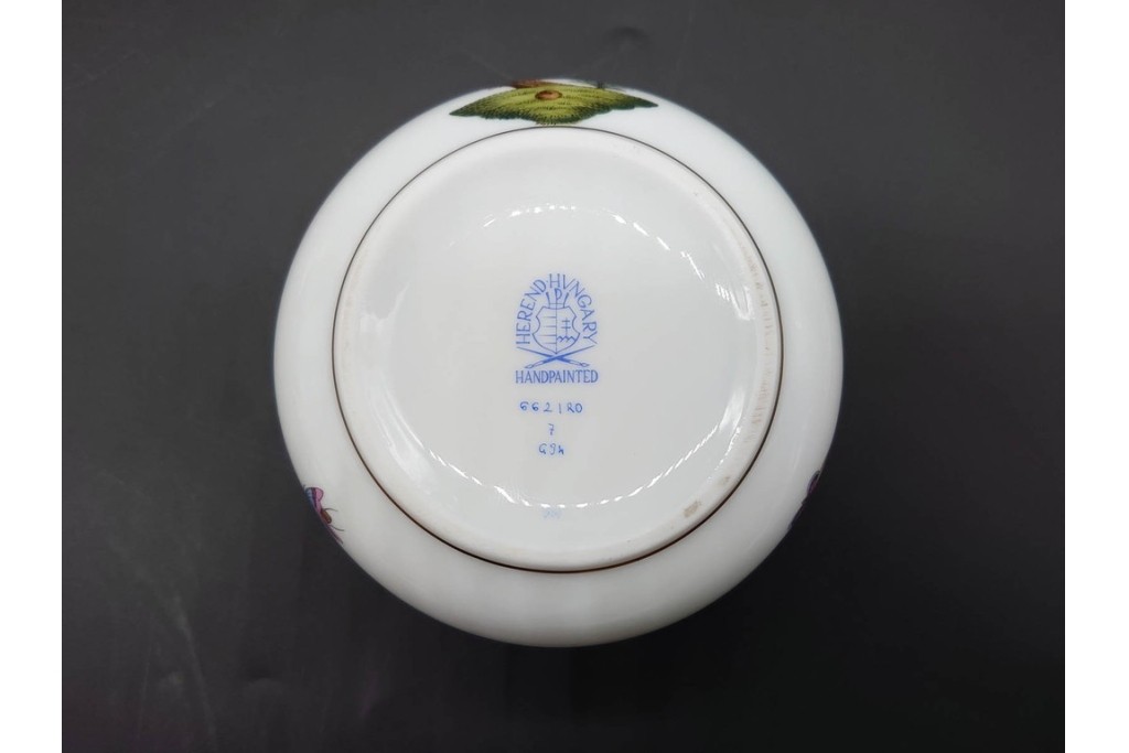 ハンガリー　HEREND(ヘレンド)　ロスチャイルド・バード　上品なコーヒーポット・シュガーポット・クリーマーの3点セット　(R-090434)