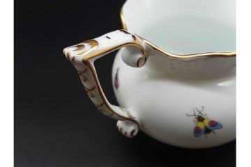 ハンガリー　HEREND(ヘレンド)　ロスチャイルド・バード　上品なコーヒーポット・シュガーポット・クリーマーの3点セット　(R-090434)