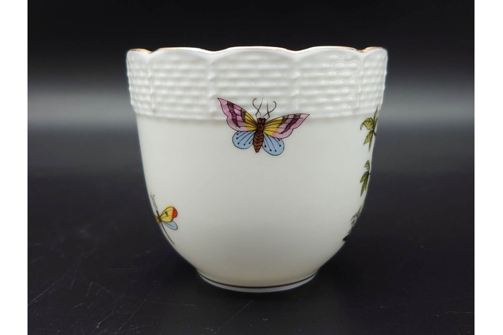 ハンガリー　HEREND(ヘレンド)　ロスチャイルド・バード　上品なコーヒーカップ&ソーサー6客セット　(R-090435)