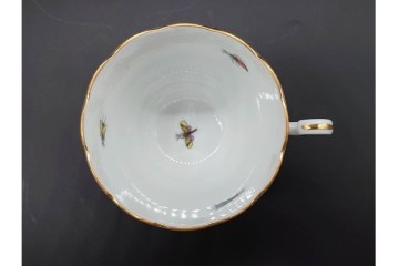 ハンガリー　HEREND(ヘレンド)　ロスチャイルド・バード　上品なコーヒーカップ&ソーサー6客セット　(R-090435)