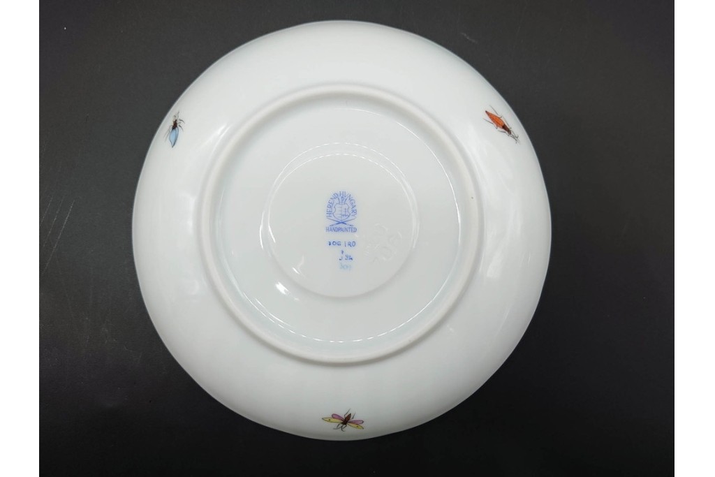 ハンガリー　HEREND(ヘレンド)　ロスチャイルド・バード　上品なコーヒーカップ&ソーサー6客セット　(R-090435)