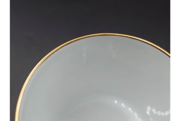 フランス　ROYALE  LIMOGES(ロワイヤル リモージュ)　Rosaces Violine　華やかなカップ&ソーサー　(R-090436)