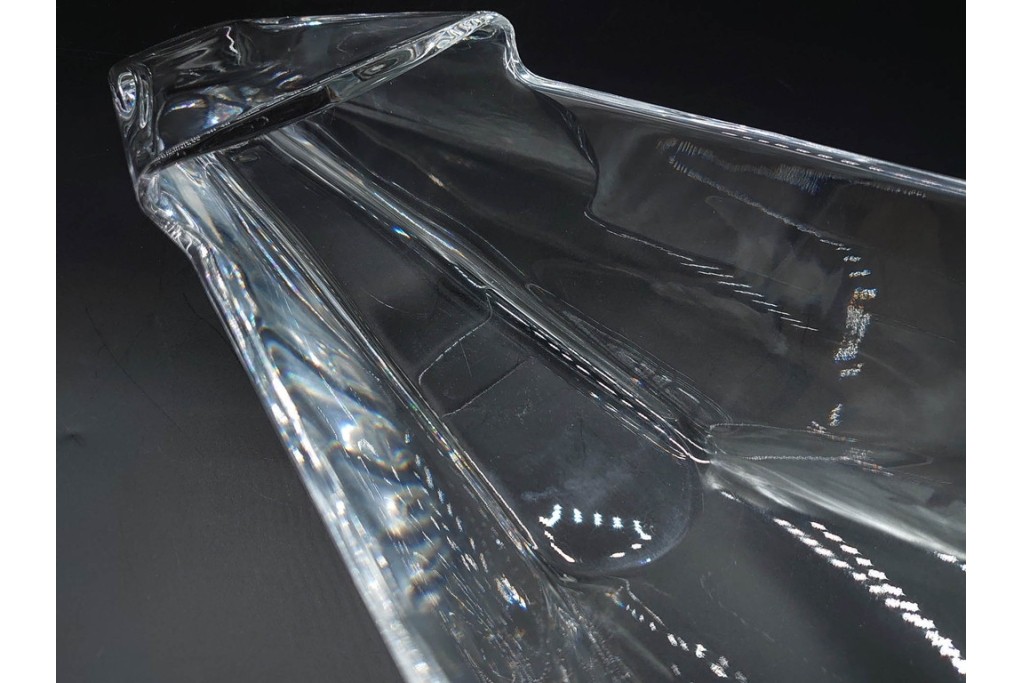フランス　Baccarat(バカラ)　DIVA(ディーバ)　高さ約43cm　流麗なフォルムが目を引くフラワーベース　(R-090439)