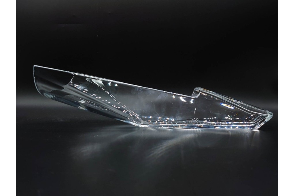 フランス　Baccarat(バカラ)　DIVA(ディーバ)　高さ約43cm　流麗なフォルムが目を引くフラワーベース　(R-090439)