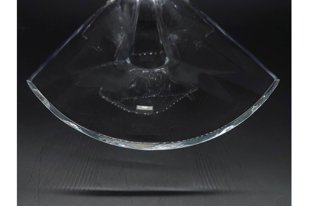 フランス　Baccarat(バカラ)　DIVA(ディーバ)　高さ約43cm　流麗なフォルムが目を引くフラワーベース　(R-090439)