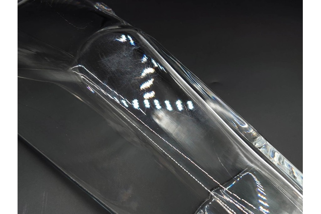 フランス　Baccarat(バカラ)　DIVA(ディーバ)　高さ約43cm　流麗なフォルムが目を引くフラワーベース　(R-090439)