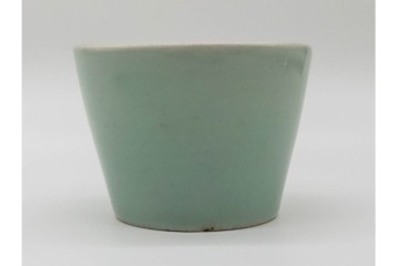 江戸期　古伊万里　青磁　染付　落ち着いた佇まいのそば猪口2点セット　(R-090442)
