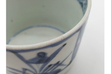 江戸期　古伊万里　染付　落ち着いた佇まいのそば猪口4点セット　(R-090443)