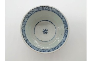 江戸期　古伊万里　染付　落ち着いた佇まいのそば猪口4点セット　(R-090443)