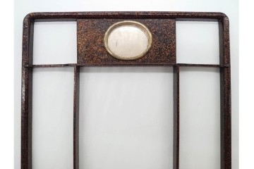 明治から大正期　時代物　内梨地　螺鈿　流水月秋草文・千鳥文　優美な金銀蒔絵硯箱　硯・水滴付き　(R-090445)