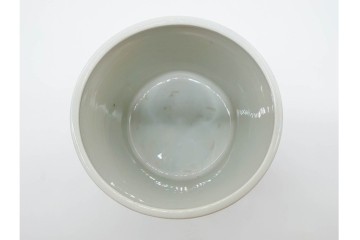 江戸期　古伊万里　茶道具　染付による山水人物文が味わい深い水指　(R-090449)
