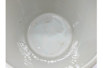 江戸期　古伊万里　茶道具　染付による山水人物文が味わい深い水指　(R-090449)