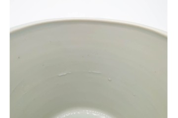 江戸期　古伊万里　茶道具　染付による山水人物文が味わい深い水指　(R-090449)