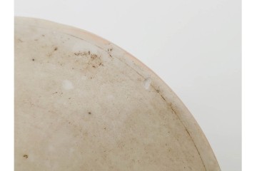 江戸期　古伊万里　茶道具　染付による山水人物文が味わい深い水指　(R-090449)
