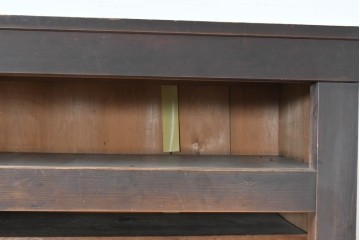 和製アンティーク　明治期　五尺　重厚な和の趣を味わえる重ね水屋箪笥　(R-090453)