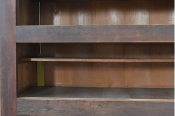 和製アンティーク　明治期　五尺　重厚な和の趣を味わえる重ね水屋箪笥　(R-090453)